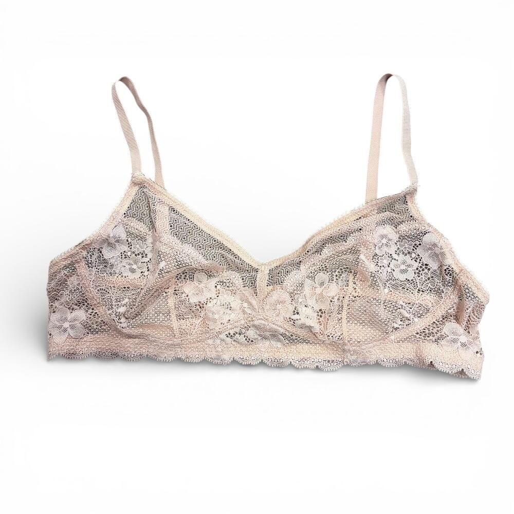 Jason Wu Nude Lace‎ Bralette Size Large